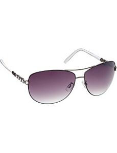 Combo Aviator with Metal Detail by Steve Madden Sunwear