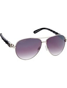 Combo Aviator with Quilted and Stone Design by Steve Madden Sunwear