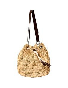 Raffia Shoulder Bag by Betmar New York
