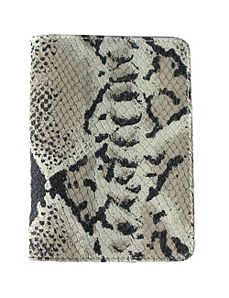 Luxury Python Embossed Leather Passport Cover by pb travel