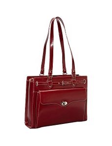Joliet Leather Laptop Tote - eBags Exclusive by McKlein USA