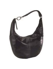 Ladies Top Zip Hobo Slouch Bag by Derek Alexander Leather