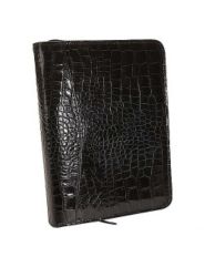 Leather 3-Ring Zip Weekly Organizer by Scully