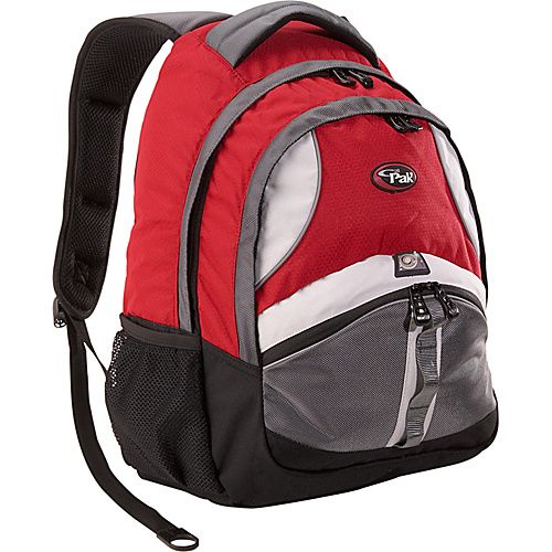 DEEP RED/ GREY/ BLACK