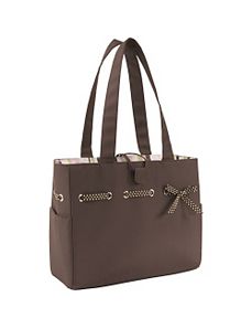 Mocha Mint Classic Tote Set by JP Lizzy