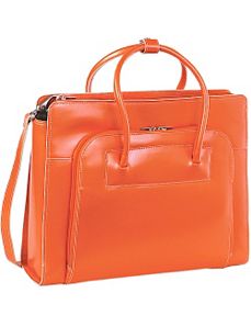 W Series Lake Forest Leather Women's 15.4' Laptop Case by McKlein USA