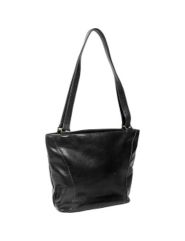 Top Zip Taper Bucket Handbag by Derek Alexander Leather