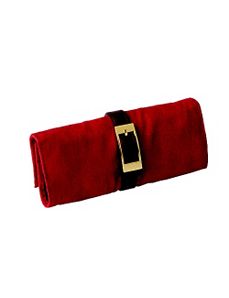 Leather and Suede Jewel Roll by Budd Leather