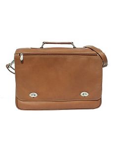 Business Flap Briefcase by Piel
