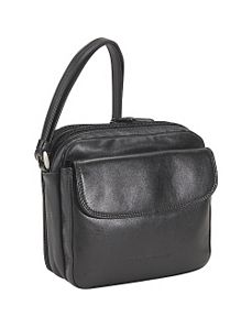 Top Zip with Rear Zip Organizer by Derek Alexander Leather