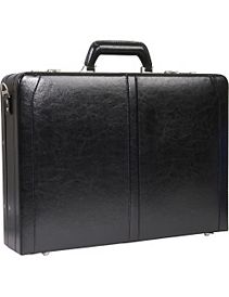 Leather Expandable Laptop Attache by SOLO