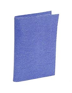 Lizard Print Calf Large Passport Case by Budd Leather