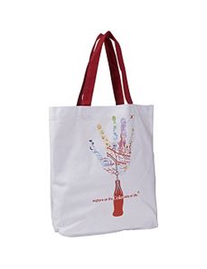 Coke Hand Canvas Tote by Ashley M