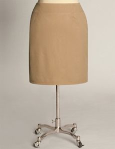 Classic Pencil Skirt in Camel by Eliza Parker