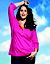 Full Figure Color pop henley