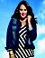 Plus Size Studded Denim Jacket