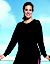 Full figure sheer lace sweatshirt