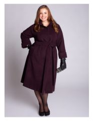 Taylor Coat in Berry by IGIGI by Yuliya Raquel
