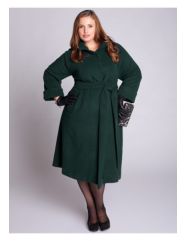 Taylor Coat in Forest Green by IGIGI by Yuliya Raquel