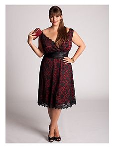 Leigh Lace Dress in Red by IGIGI by Yuliya Raquel