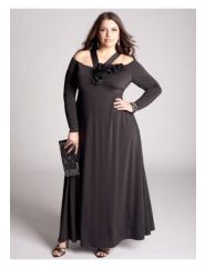 Opium Gown in Black by IGIGI by Yuliya Raquel