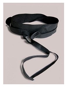 Obi Belt in Black by IGIGI by Yuliya Raquel