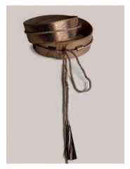 Tassel Belt in Bronze by IGIGI by Yuliya Raquel