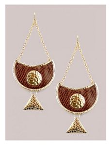 Sveta Earrings in Chocolate by IGIGI by Yuliya Raquel