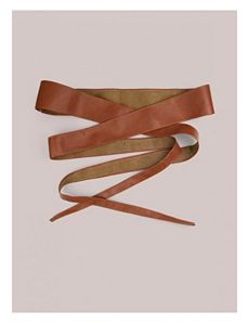 Obi Belt in Caramel by IGIGI by Yuliya Raquel