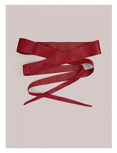 Obi Belt in Red by IGIGI by Yuliya Raquel