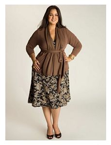 Phoebe Cardigan in Mocha by IGIGI by Yuliya Raquel