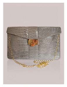 Monaco Clutch in Dove by IGIGI by Yuliya Raquel