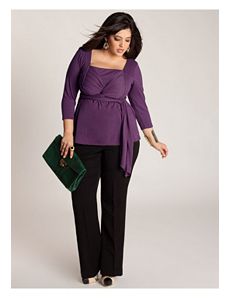 Ashley Infinity Tunic in Grape by IGIGI by Yuliya Raquel
