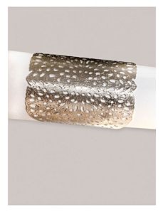 Botanical Bloom Cuff in Silver by IGIGI by Yuliya Raquel