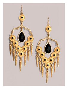Reina Earrings in Oynx by IGIGI by Yuliya Raquel
