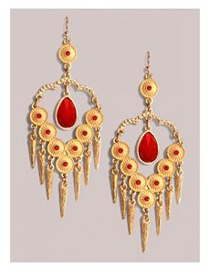 Reina Earrings in Crimson by IGIGI by Yuliya Raquel
