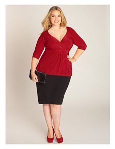 Arabelle Top in Crimson by IGIGI by Yuliya Raquel