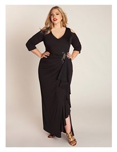 Margarita Gown in Caviar Black by IGIGI by Yuliya Raquel