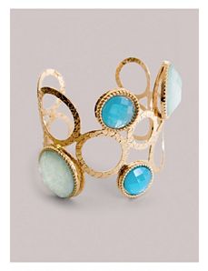 Abby Cuff in Aqua by IGIGI by Yuliya Raquel