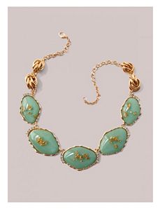 Megan Necklace in Mint by IGIGI by Yuliya Raquel