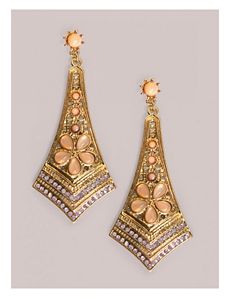 Ryder Earrings in Peach by IGIGI by Yuliya Raquel
