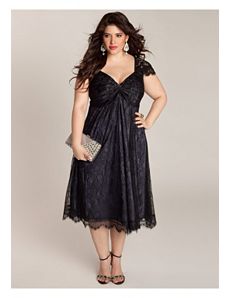 Rachelle Lace Dress in Onyx by IGIGI by Yuliya Raquel
