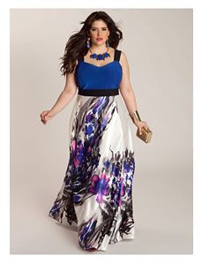 Ariadna Gown in Sapphire/Black by IGIGI by Yuliya Raquel
