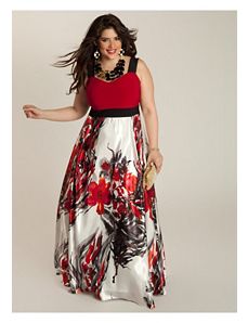 Ariadna Gown in Ruby/Black by IGIGI by Yuliya Raquel