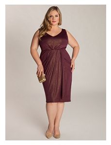 Nora Dress in Gold/Plum by IGIGI by Yuliya Raquel
