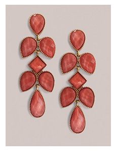 Tammi Earrings in Coral by IGIGI by Yuliya Raquel