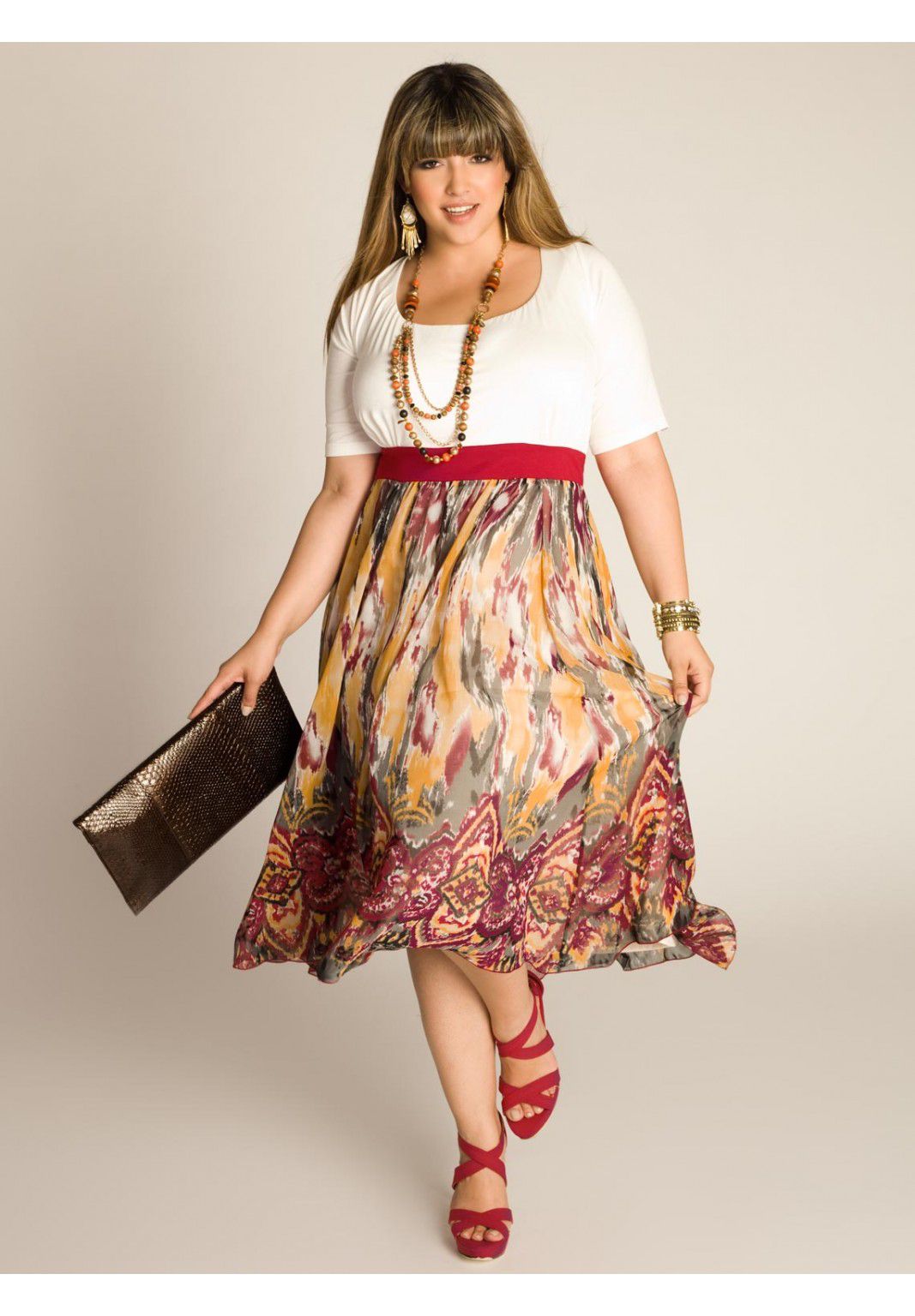 IVORY/RED