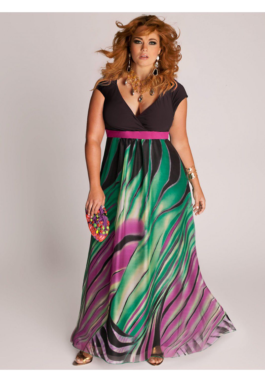 GREEN/FUCHSIA/MULTI