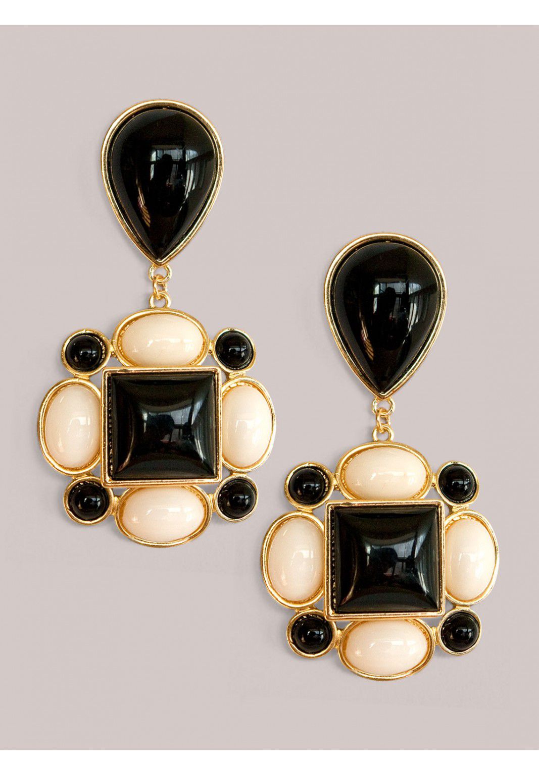 BLACK/CREAM/GOLD