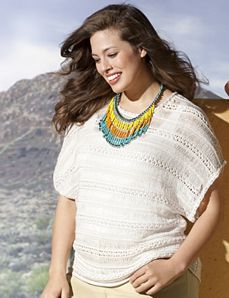Macrame pullover top